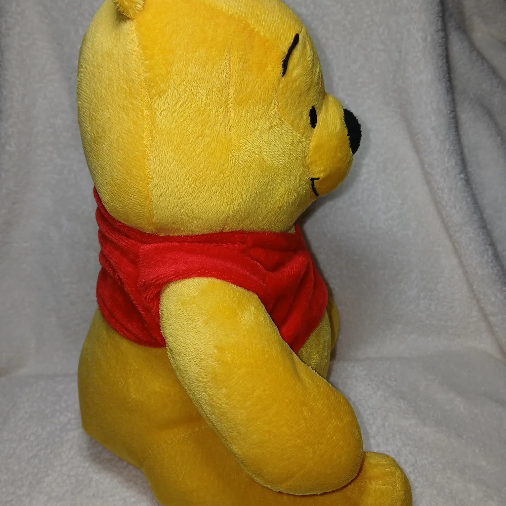 Disney Yellow and Red Plush Bear
